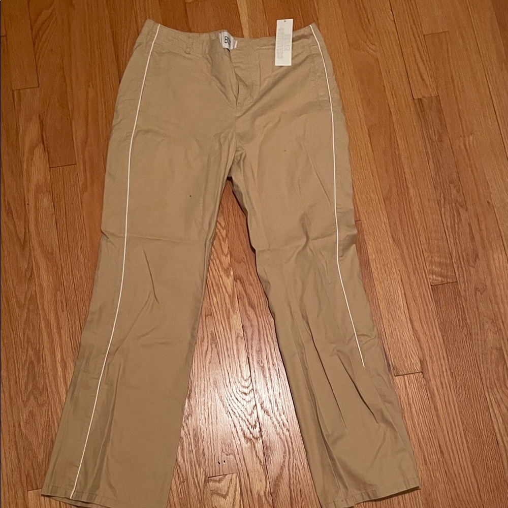 BDG Khaki Pants with White Accents